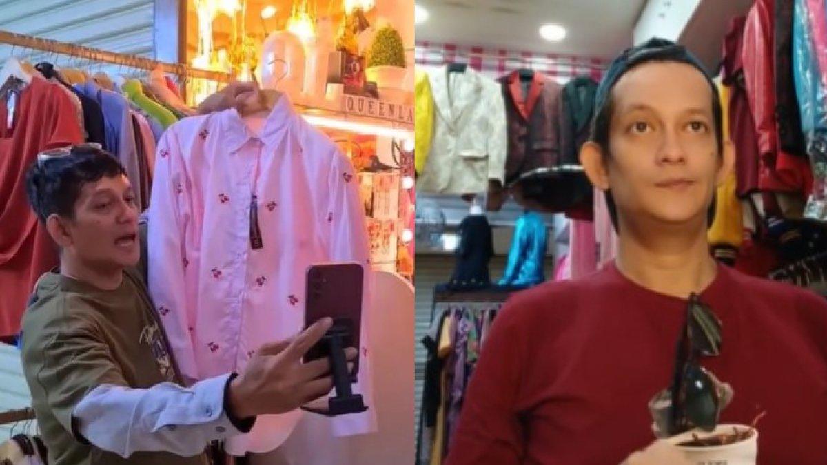 KABAR JUPITER FORTISSIMO - Jadi penjual baju, Jupiter Fortissimo kini membuka stan pakaian di salah satu pusat perbelanjaan di Jakarta.