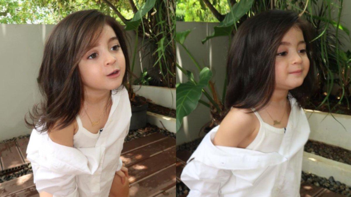 Rambut Guzel tampak lurus.