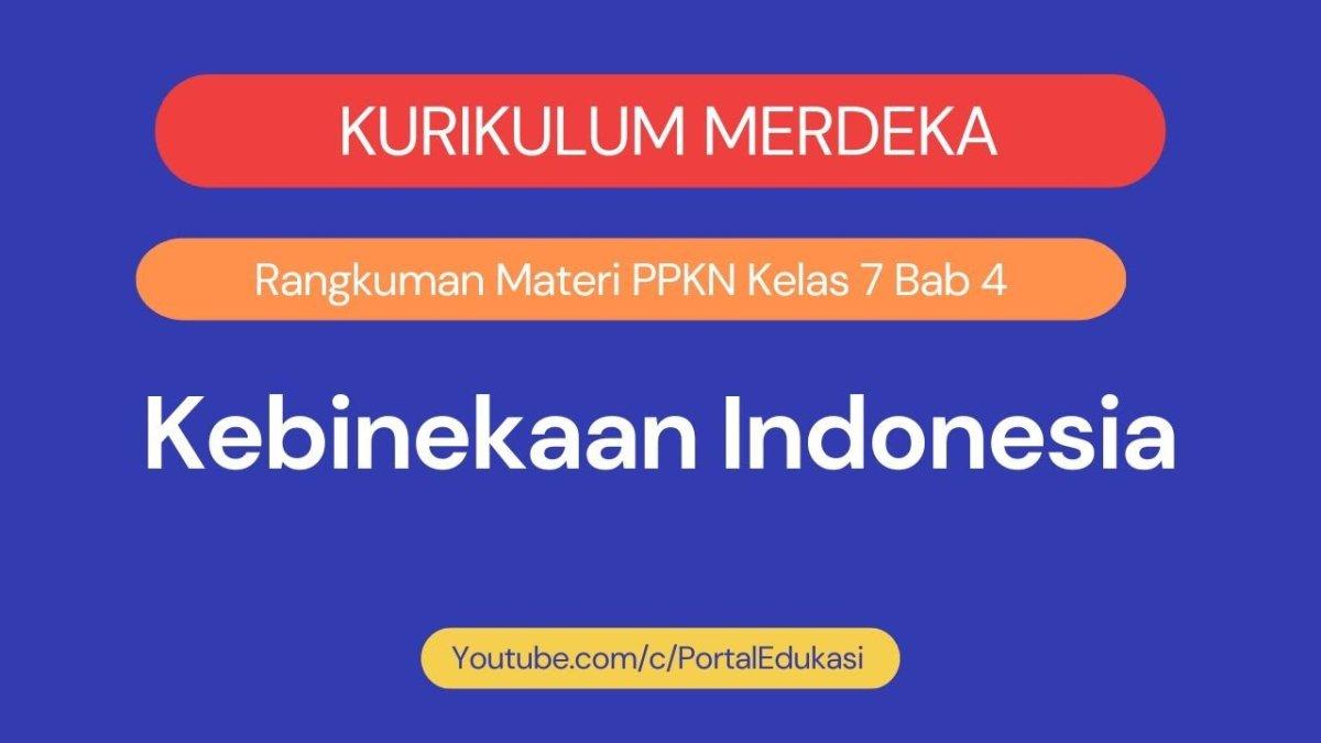 Rangkuman materi PPKN kelas 7 SMP bab 4