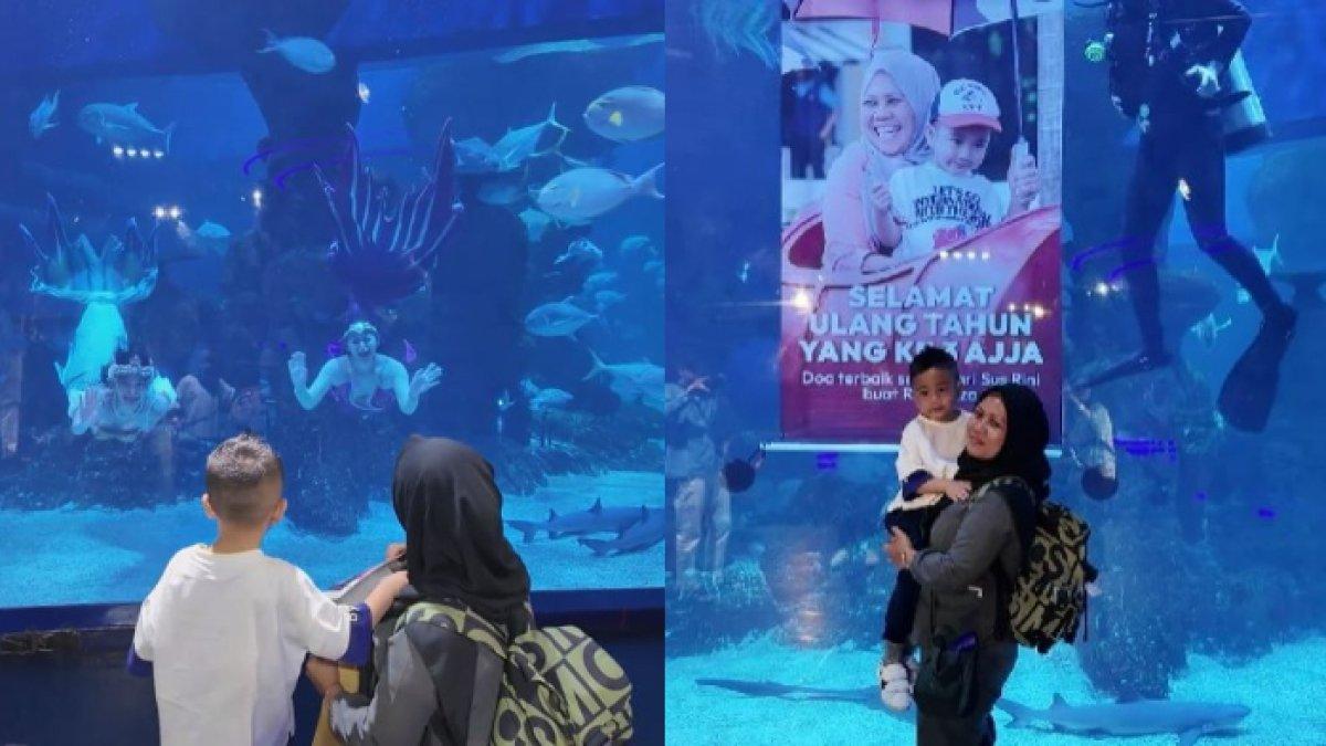 Rayyanza dapat kejutan spesial dari Sus Rini