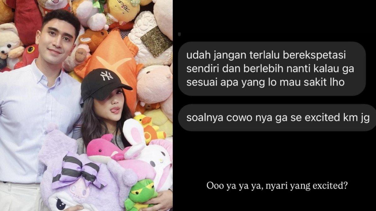 PERLAKUAN DISOROT - Reaksi Fuji kala interaksi dengan Verrel dikomentari netizen terekam dari capture instagram, Selasa (22/4/2025).