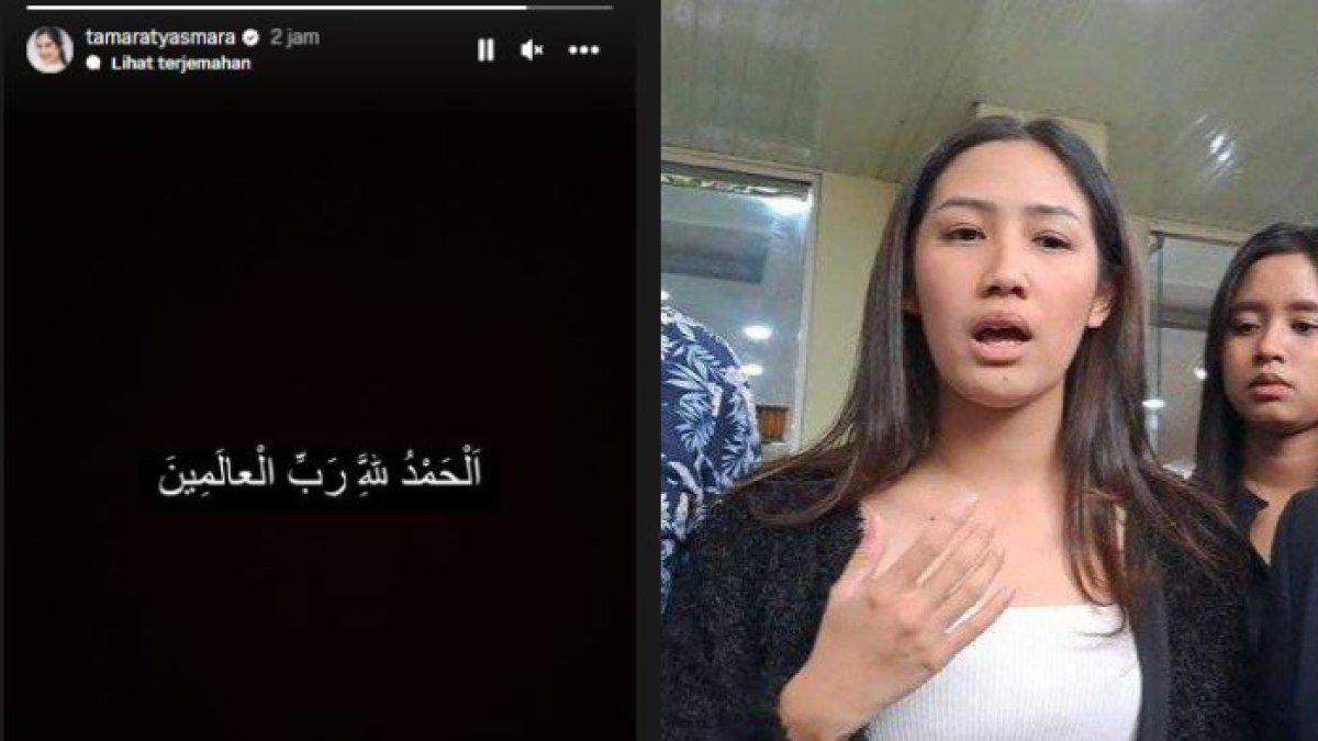 Reaksi Tamara Tyasmara sang kekasih jadi tersangka pembunuhan anaknya.
