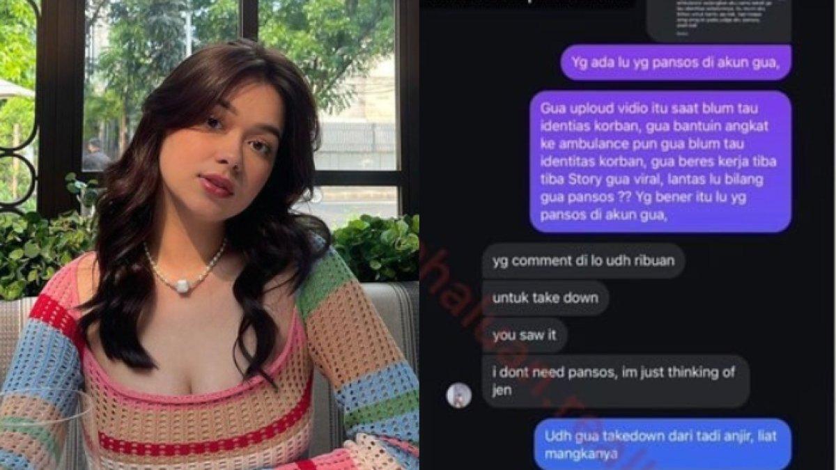 Rebecca Klopper sempat menyebut akun @bmkr__  pansos