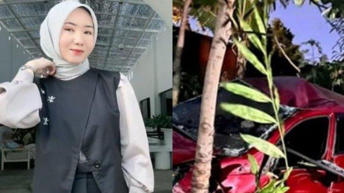 Regita Cisillia Maharani tertabrak kereta saat mengendarai mobilnya
