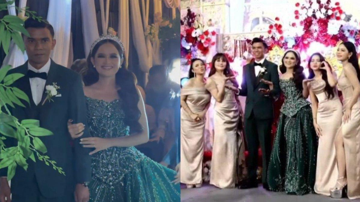 Resepsi malah Nia LIDA dan Andi Agung berkonsep modern