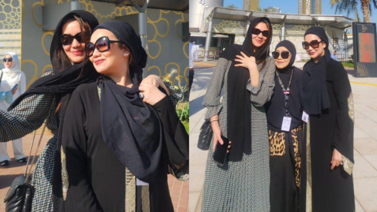 Reza Artamevia menunaikan ibadah umroh sekaligus liburan ke Dubai