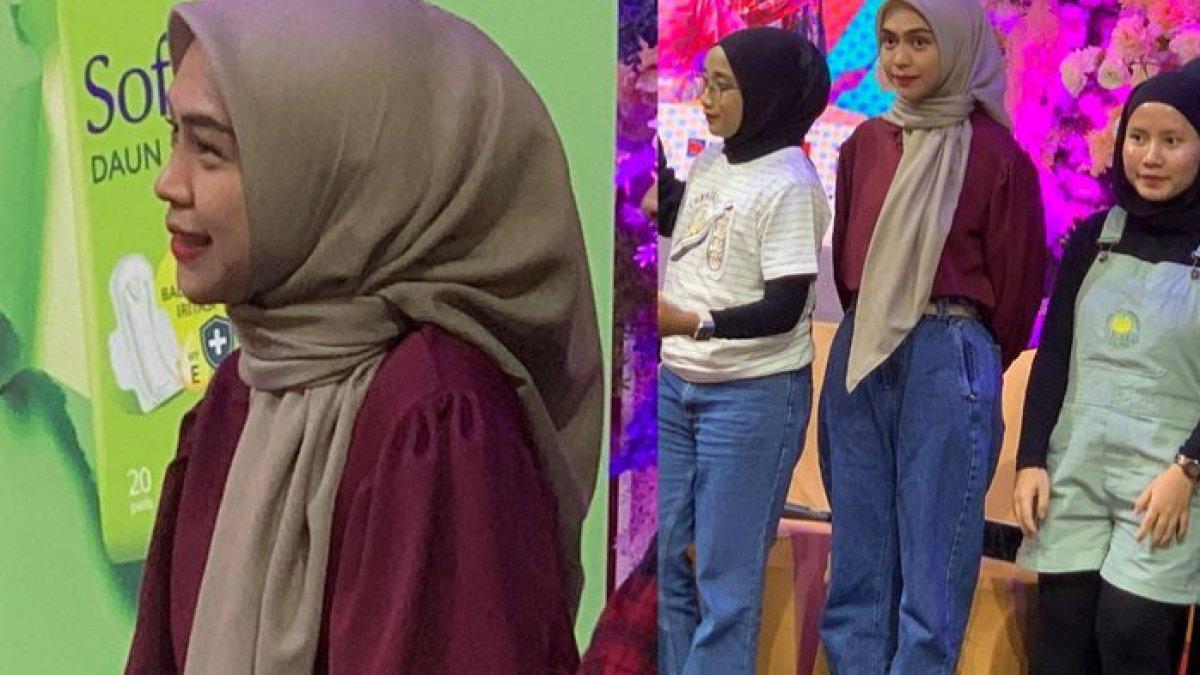 Ria Ricis saat jumpa pers HUT ANTV di daerah Cawang, Jakarta Timur