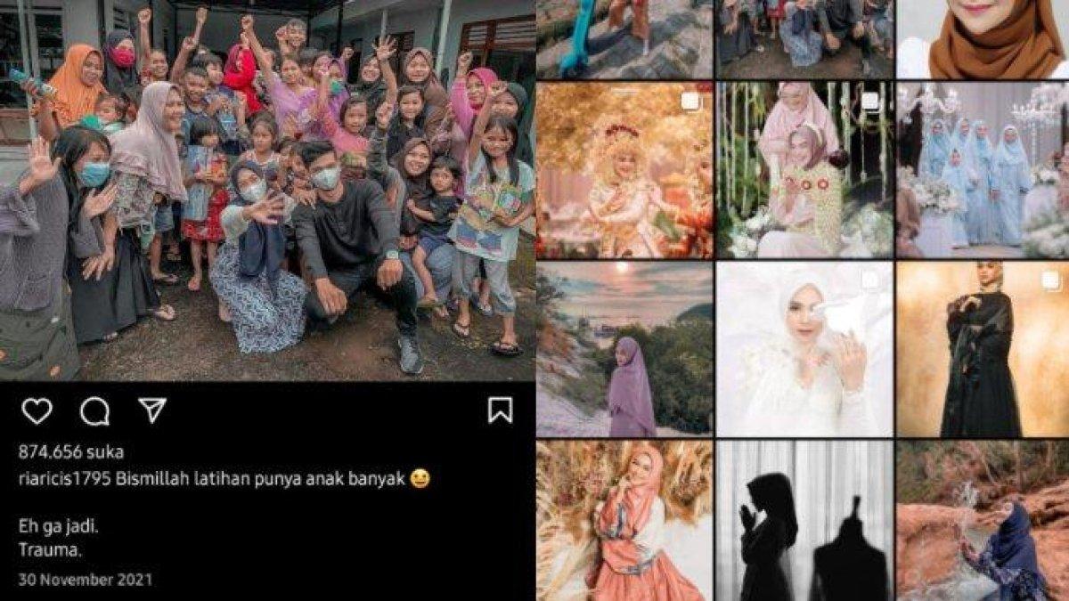 Ria Ricis singgung soal trauma hingga ganti caption Instagram.