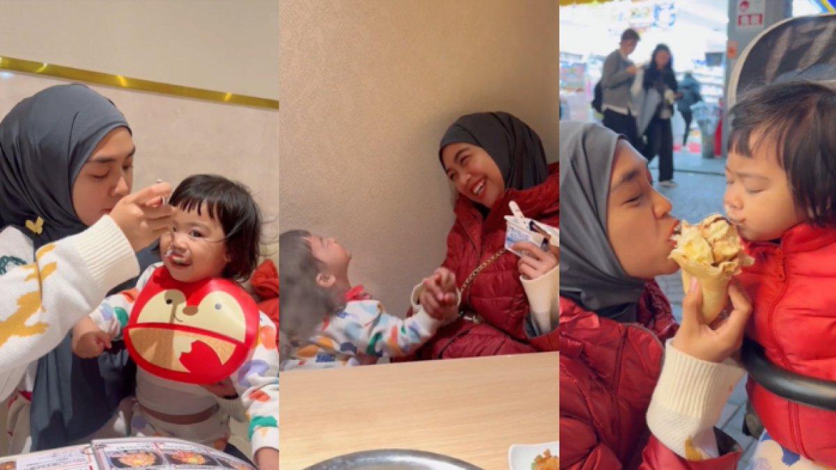 Ricis tetap menjalankan tugasnya sebagai ibu yang baik