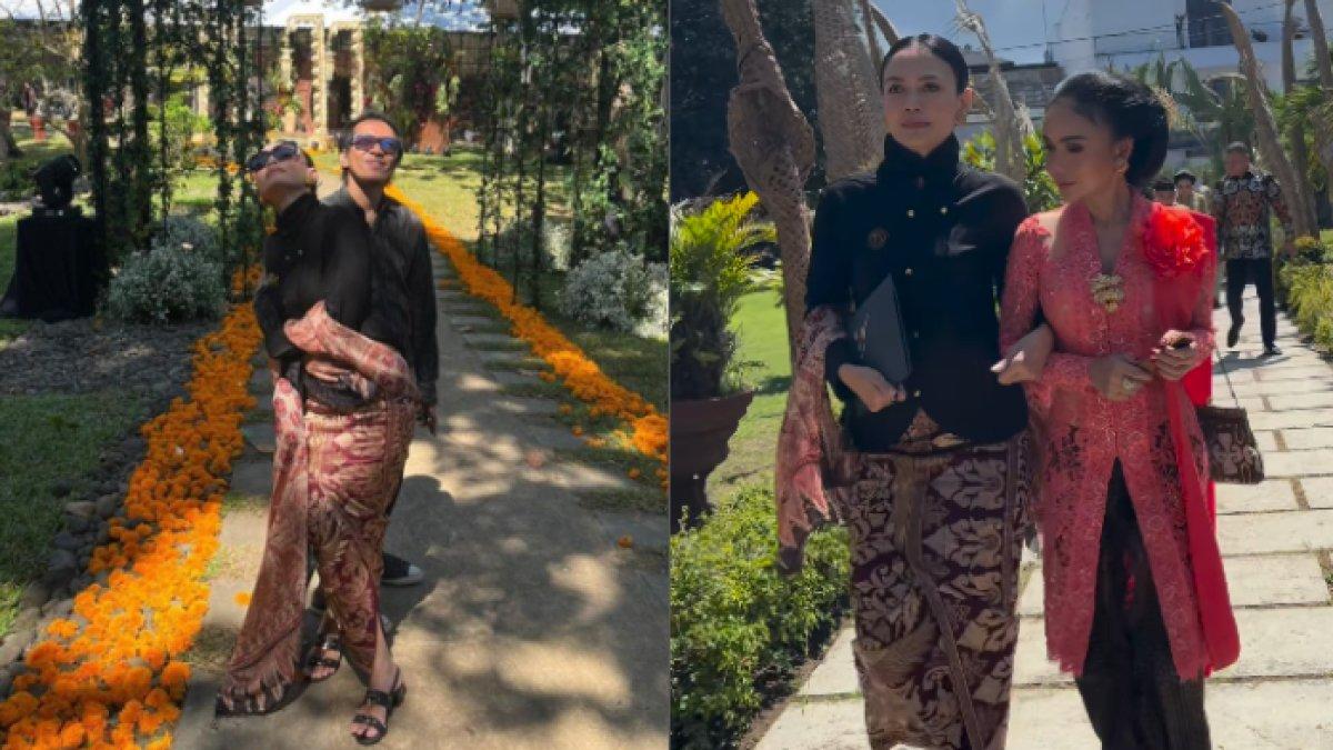 Ridho Hafiedz dan Ony Seroja Hafiedz hadiri pernikahan Nadine Kaiser dan Geoffrey Alain Gerald