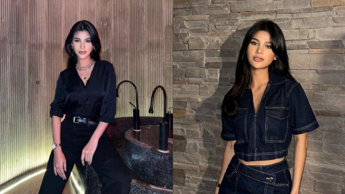 Ritassya Wellgreat elegan dengan busana hitam