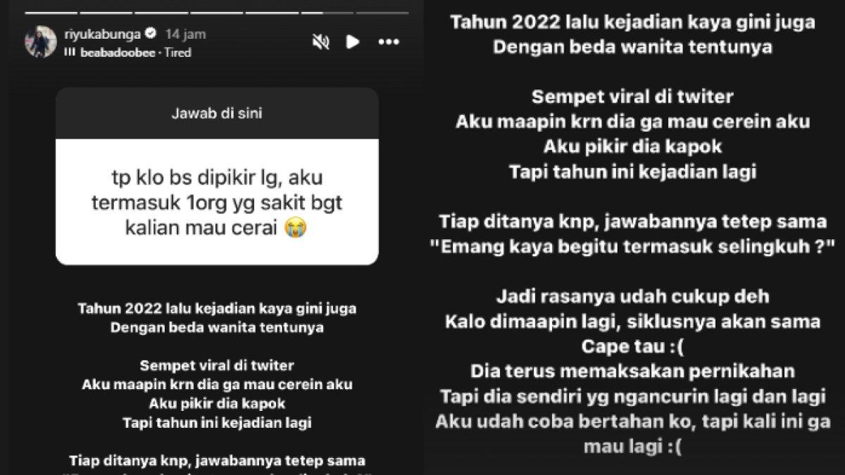 Riyuka Bunga sebut Heri Horeh bukan kali pertama selingkuh