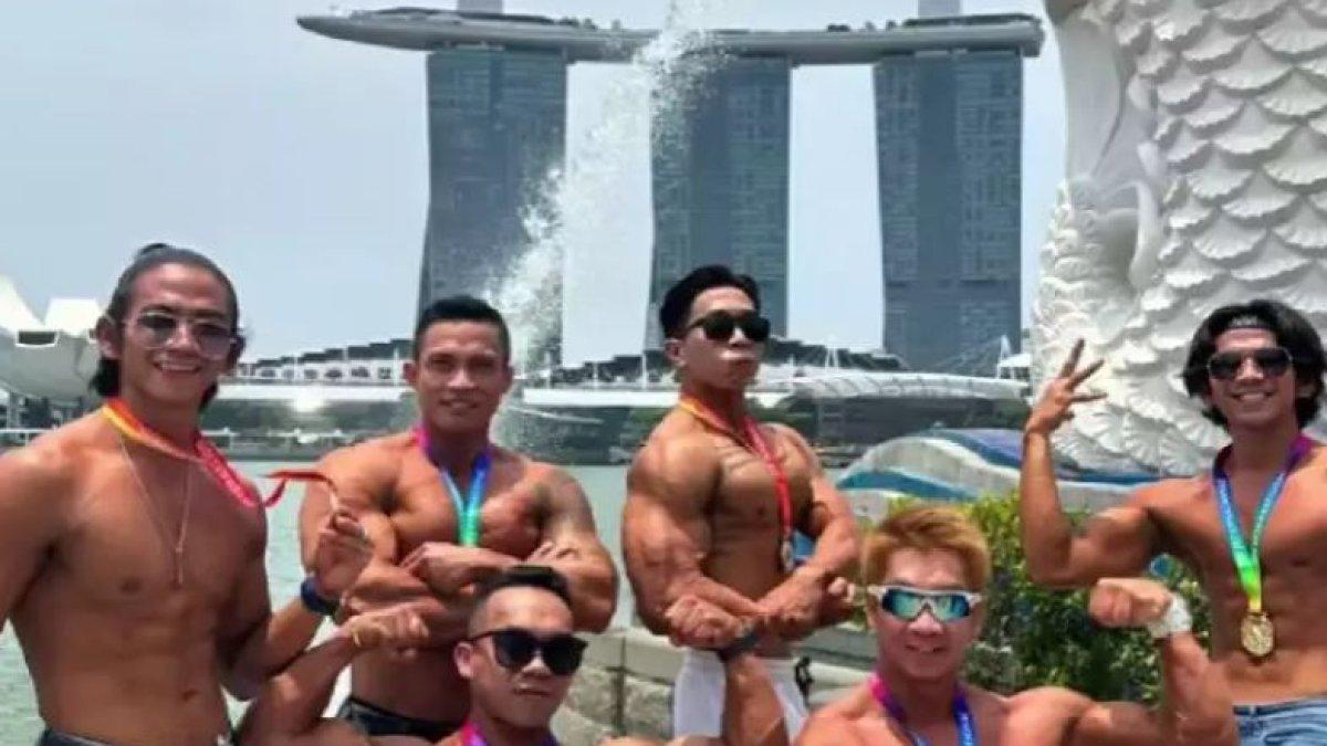 Rizki dan Ridho menang kompetisi binaraga di Singapura