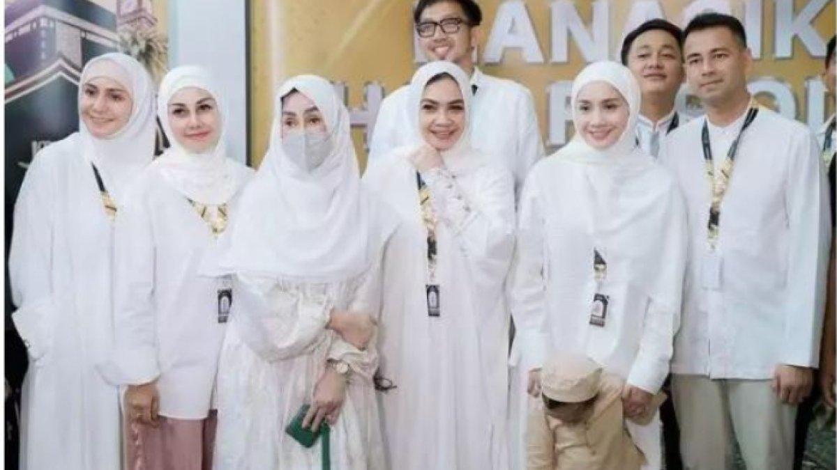 Rombongan Raffi Ahmad berangkat haji 2024