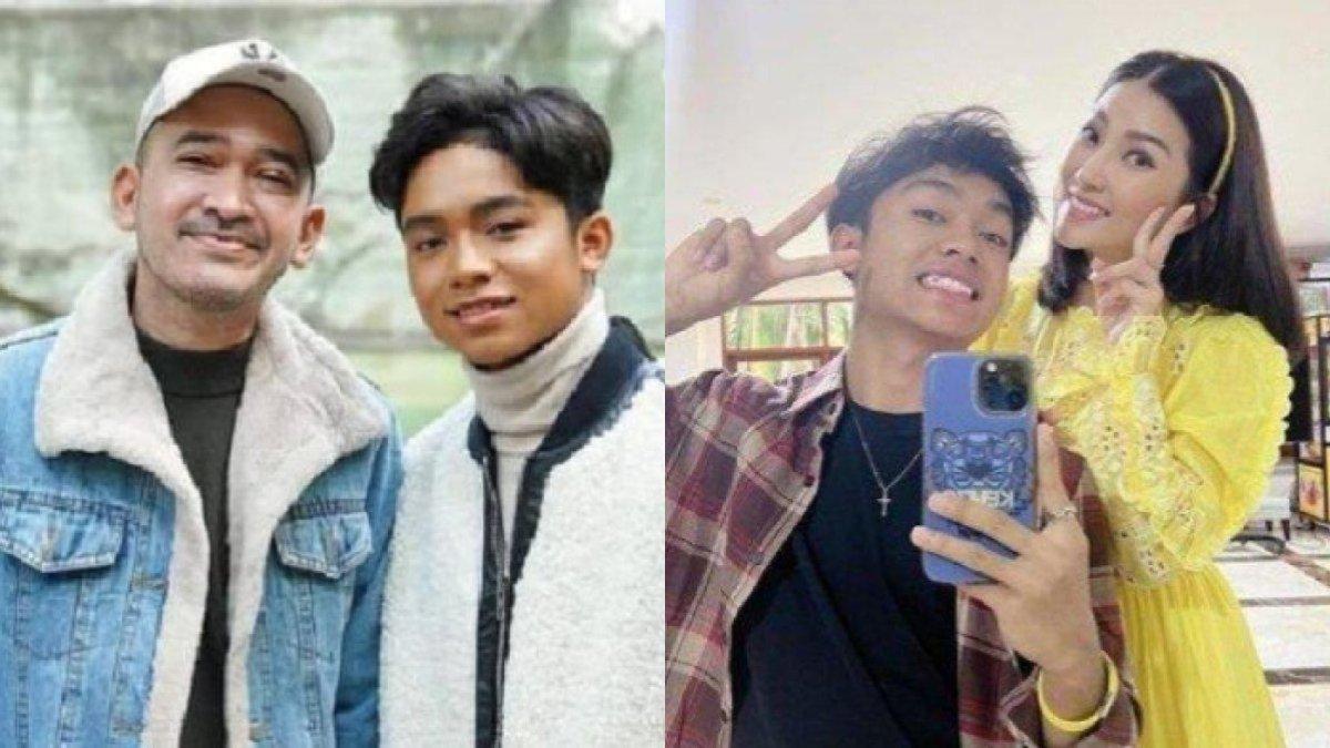 Potret kebersamaan penyanyi Betrand Peto bersama kedua orangtuanya, Ruben Onsu dan Sarwendah.