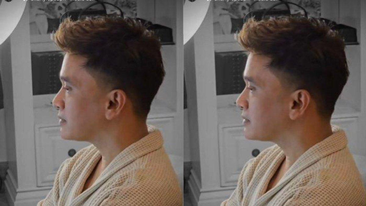 Ruben Onsu dengan gaya rambut baru
