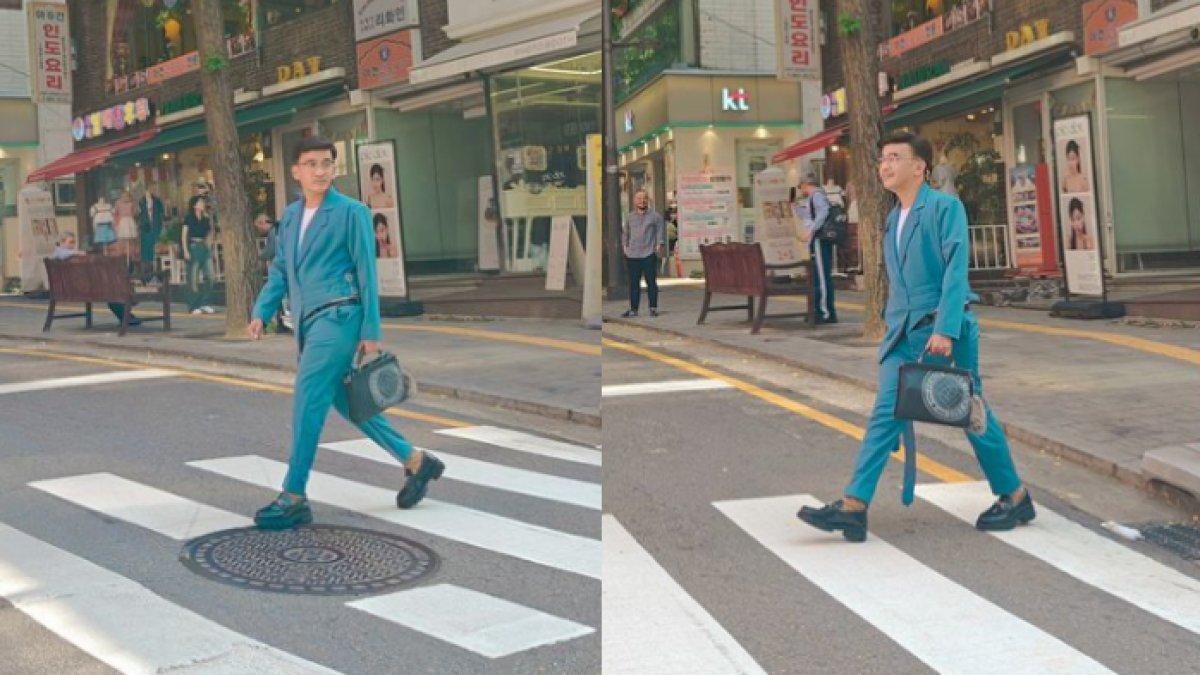 Ruben Onsu jalan-jalan di Korea Selatan