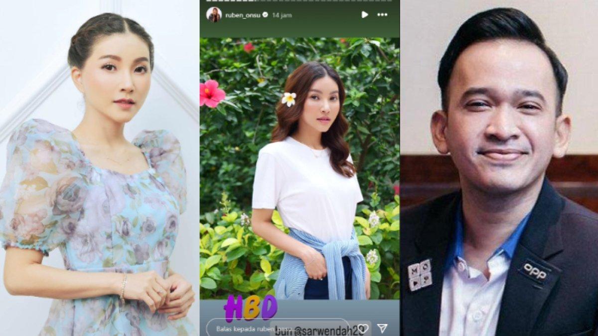Ruben Onsu memberikan ucapan selamat ulang tahun untuk Sarwendah