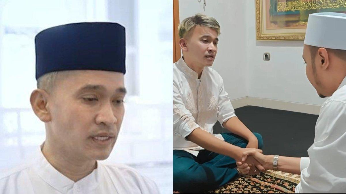 RUBEN ONSU MUALAF - Ruben Onsu mengakui bahwa di awal perjalanan spiritualnya sebagai muslim, ia sangat mengandalkan bimbingan dari Habib Usman.
