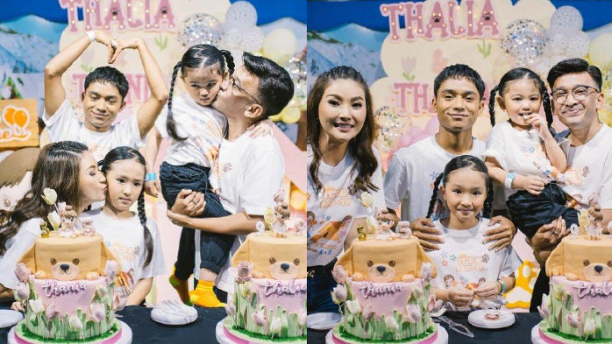 5 Momen Ultah Thalia & Thania, Ruben Onsu Akhirnya Kompak Bareng ...