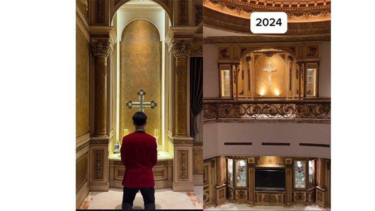 Rumah Jess No Limit dan Sisca Kohl ada gereja mini