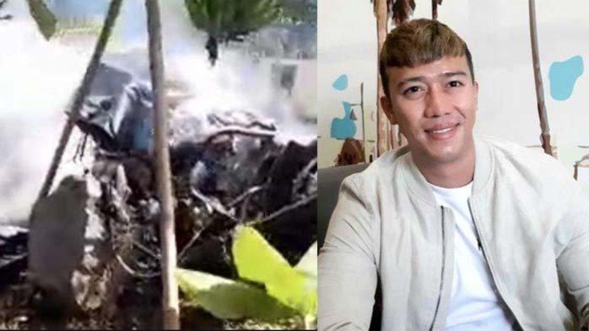 Ruri Repvblik alami kecelakaan tunggal. Motor gede (moge) yang dikendarainya tabrak tebing di Ciamis.