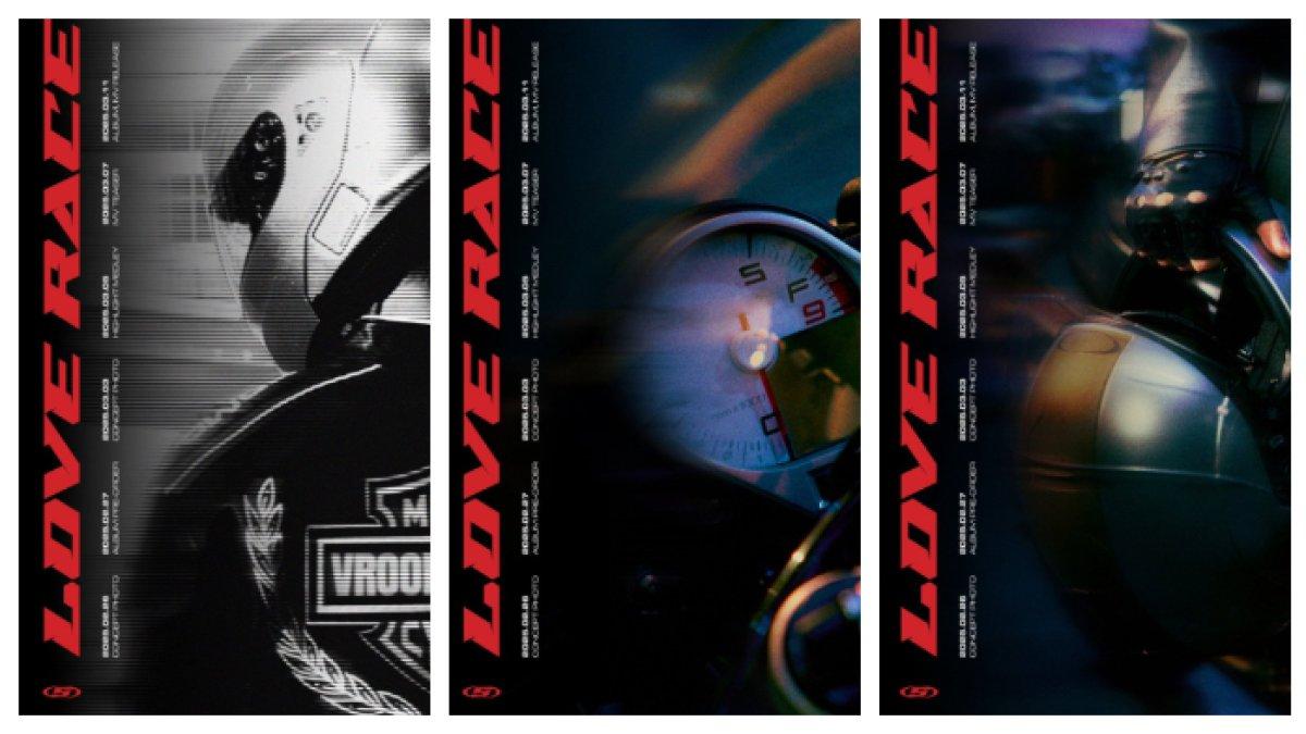 SF9 PACU ADRENALIN YANG SIAP MENGGEBRAK COMEBACK DI BULAN MARET -  SF9 kembali dengan ‘LOVE RACE’! Bersiaplah untuk adrenalin, romansa, dan persaingan sengit menuju hati dalam comeback penuh gairah ini!