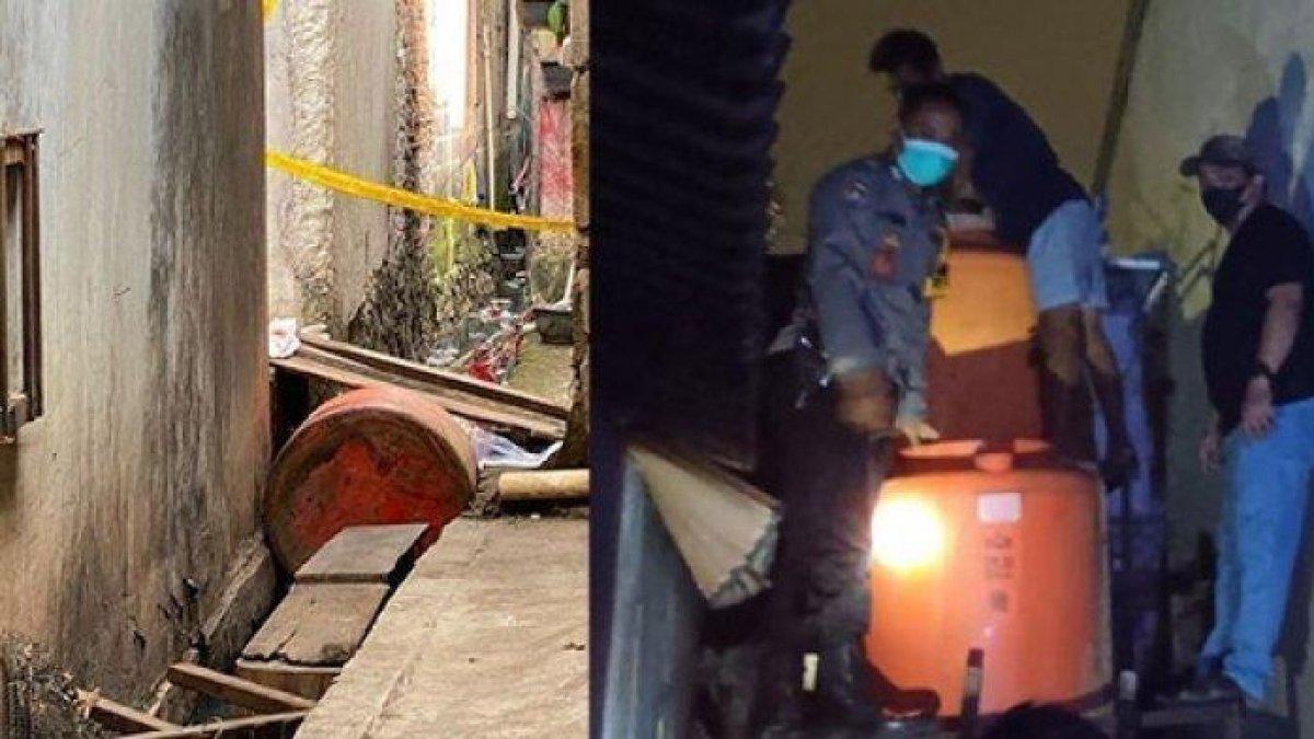 Devi Karmawan ditemukan tewas di dalam toren milik tetangga