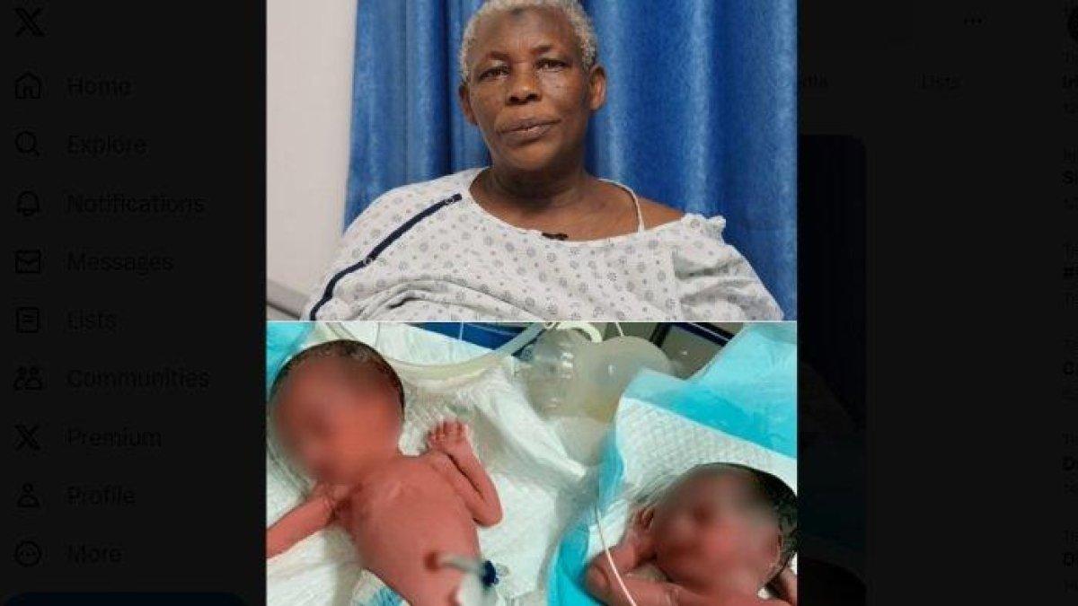 Safina Namukwaya, nenek berusia 70 tahun dari Uganda melahirkan anak kembar