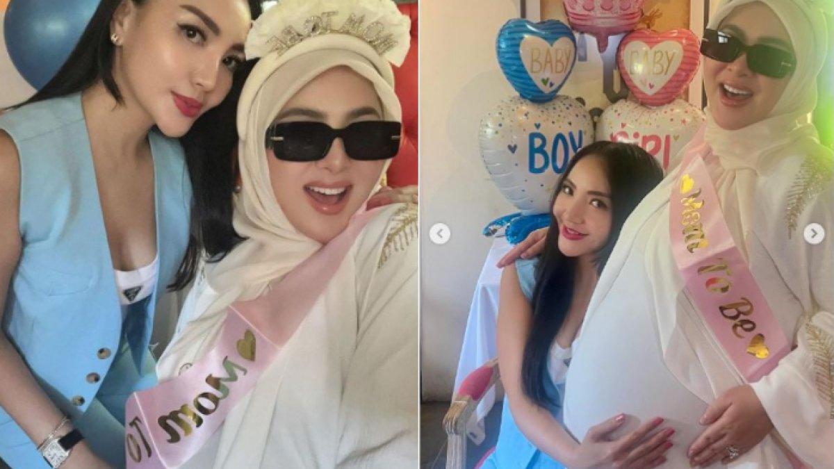 Sahabat Syahrini yang bernama Inge baru saja mengunjungi istri Reino Barack.
