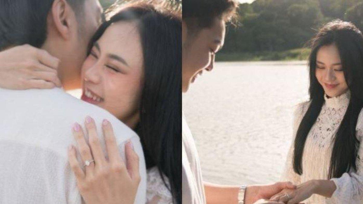 Salah satu momen romantis adalah potret saat Erwin Phang berlutut untuk melamar Jessica.