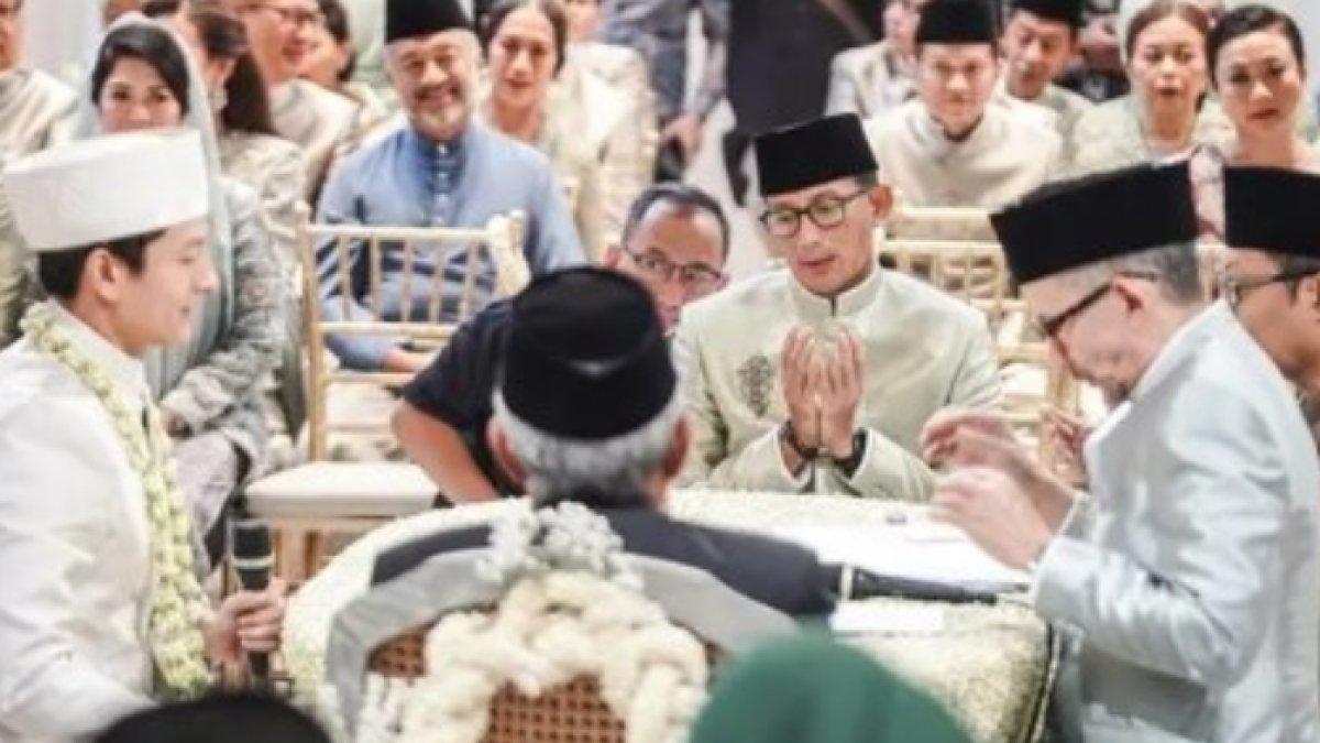 Sandiaga Uno jadi saksi di pernikahan Rio Haryanto dan Athina Papadimitriou