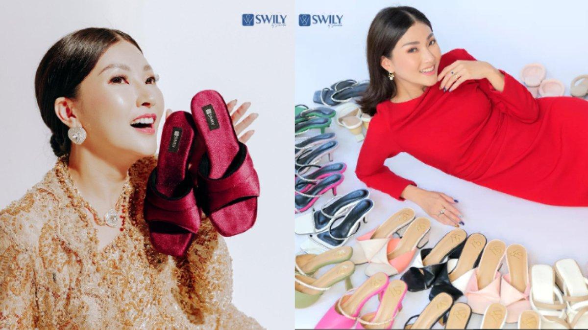 Sarwendah mempunyai produk alas kaki yang diberi nama Swily.