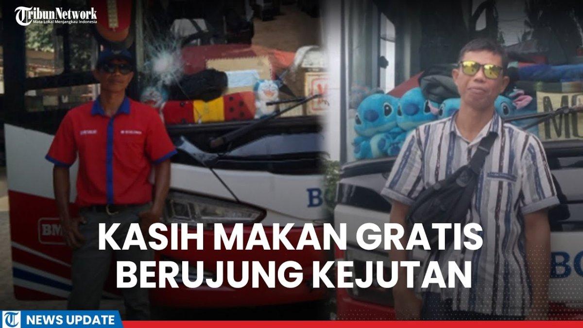 Satir, sopir bus Borlindo rute Palu-Makassar terus mendapat hal baik setelah ajak penumpang makan ke rumah mertua. Ia kini dapat donasi ratusan juta.