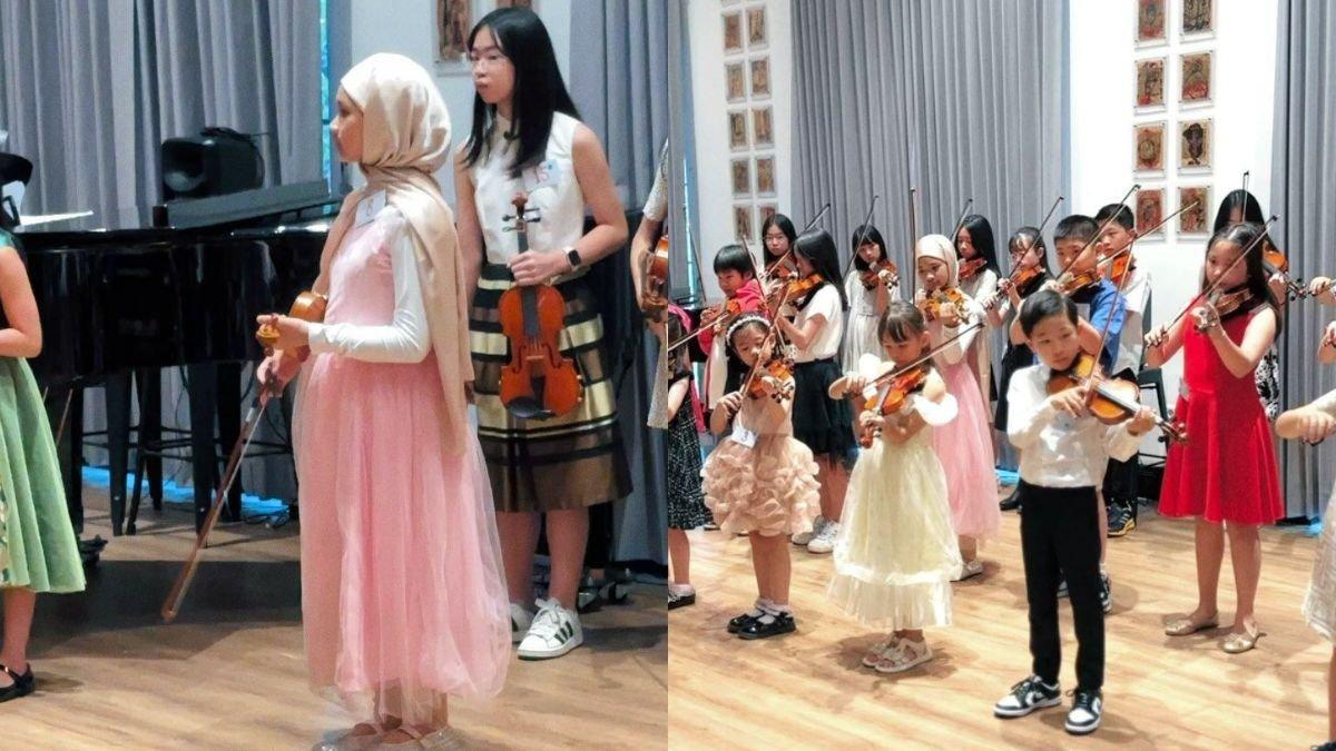 Satu-satunya peserta yang mengenakan jilbab