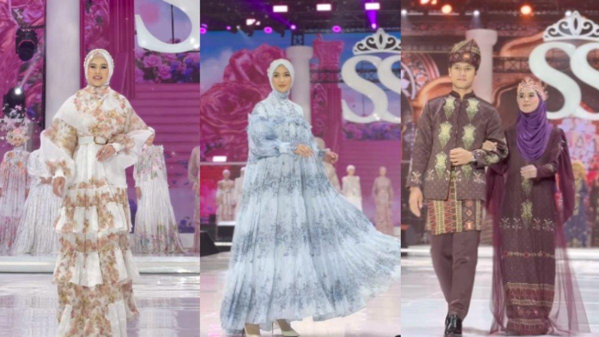 Sederet selebriti meriahkan acara fashion show tunggal Shella Saukia
