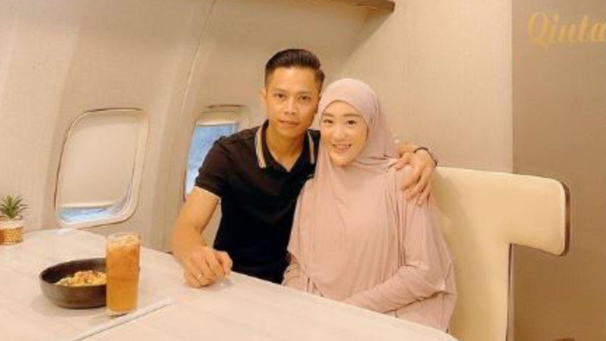 Sejak hamil, Larissa Chou makin nempel dengan Ikram Rosadi