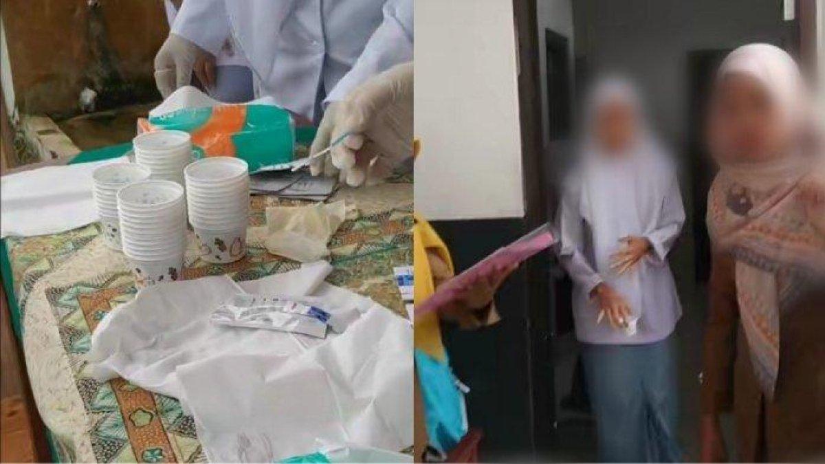 Sejumlah siswi jalani tes kehamilan sebelum dan sesudah PKL