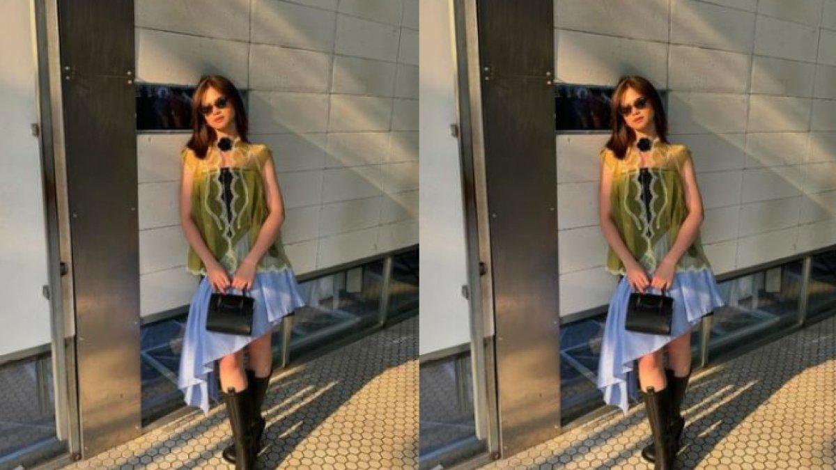 Selain cantik, Maudy Effosina juga memiliki gaya busana yang modis.