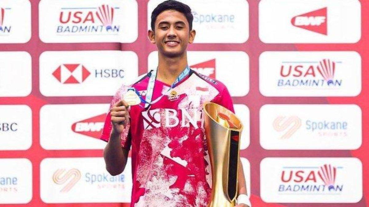 Alwi Farhan, juara dunia bulutangkis junior 2023.