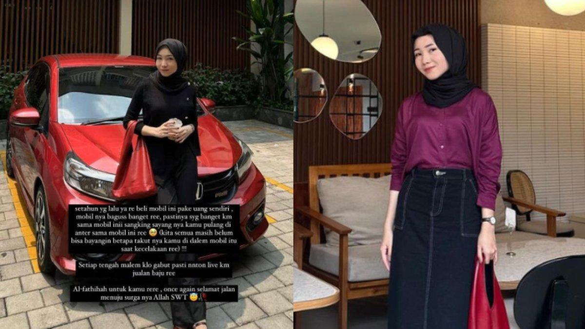 Selebgram Lampung Regita Cisillia Maharani tertabrak kereta saat mengendarai mobilnya