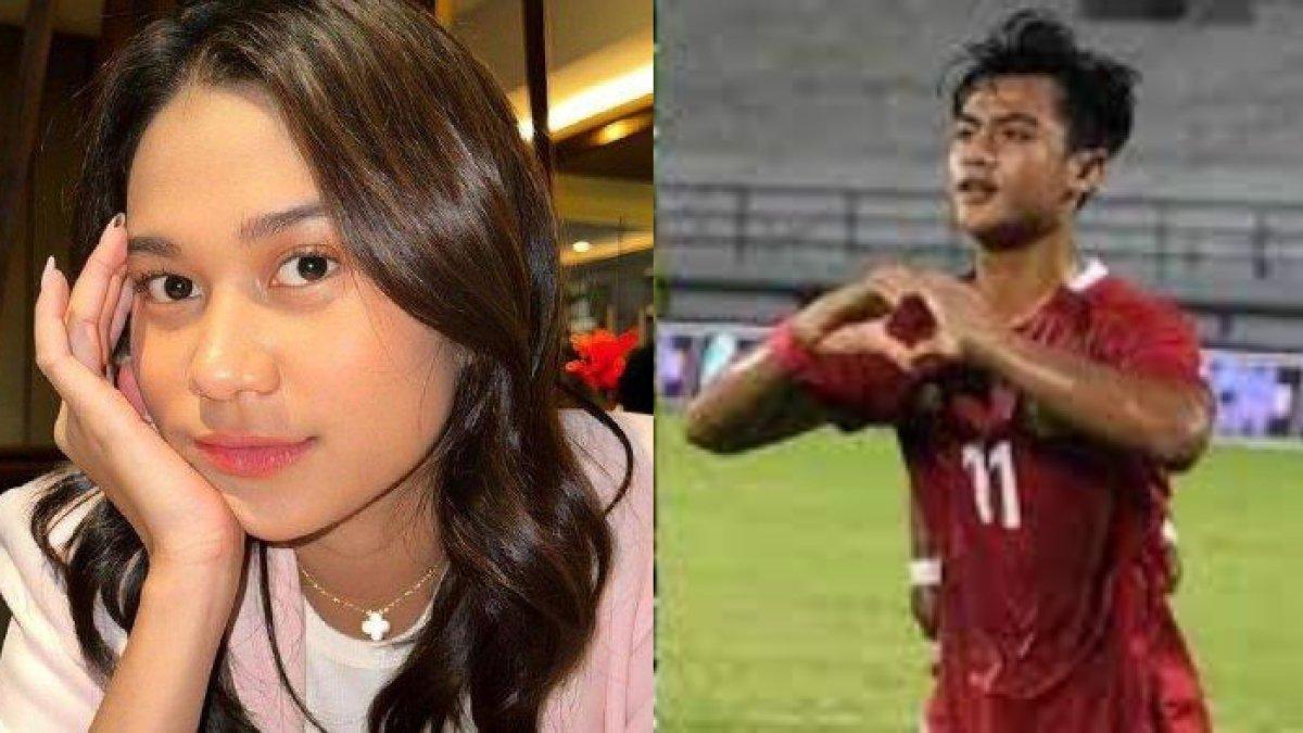 Selebrasi Pratama Arhan saat cetak gol