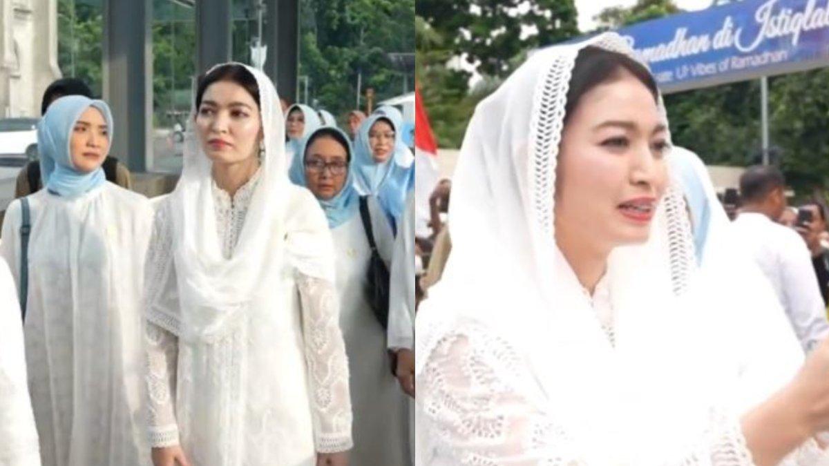 SELVI ANANDA NGABUBURIT - Selvi Ananda menghadiri acara Harmoni dalam Keberagaman di Masjid Istiqlal, yang diselenggarakan oleh Solidaritas Perempuan untuk Indonesia Kabinet Merah Putih (Seruni KMP).