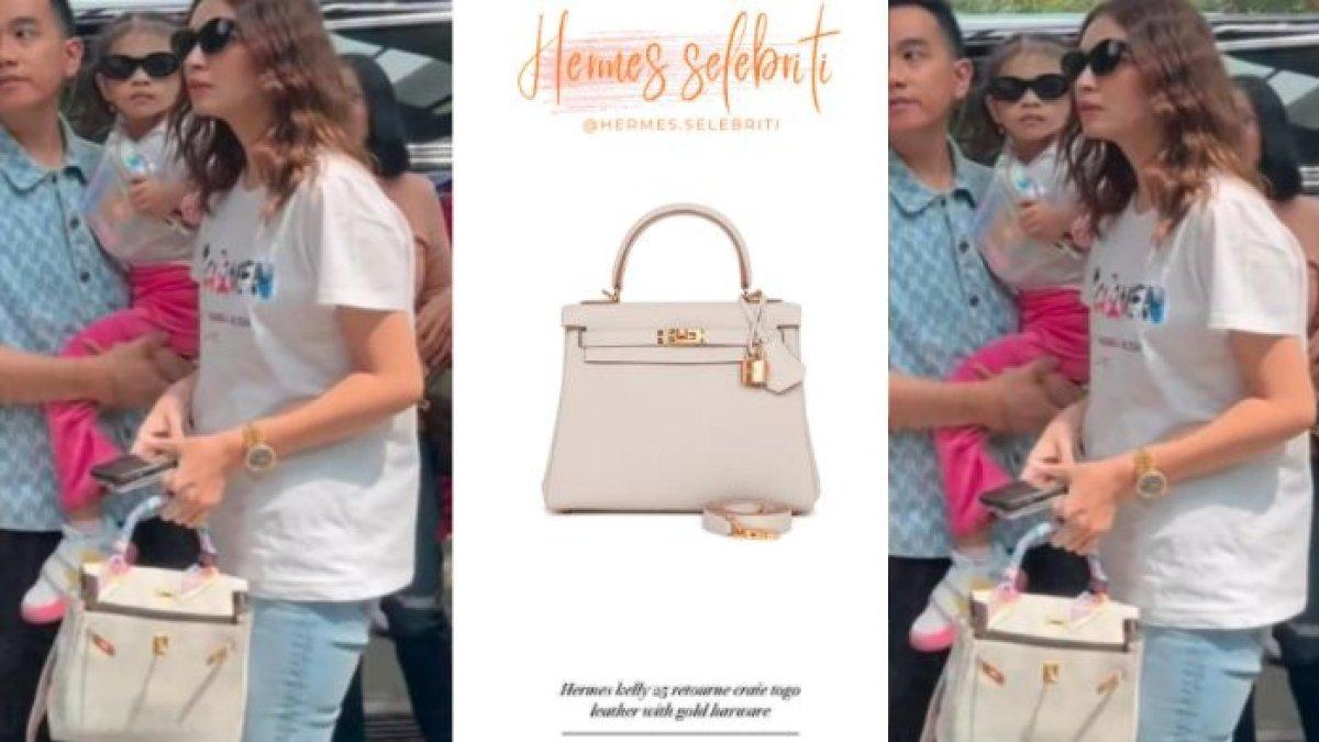 TAS MEWAH SELVI ANANDA - Selvi Ananda punya tas Hermes Birkin Etoupe Togo Leather with Gold Hardware yang harganya diperkirakan mencapai Rp 521,9 juta.