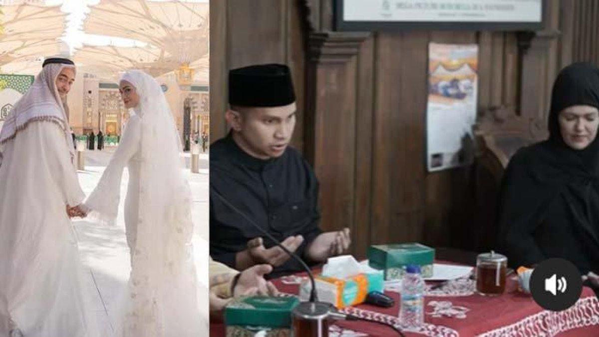 Seorang bule berparas cantik ucapkan selamat atas pernikahan Zumi Zola dan Putri Zulhas. Bule bernama Kara ini adalah istri baru Mumtaz Rais.