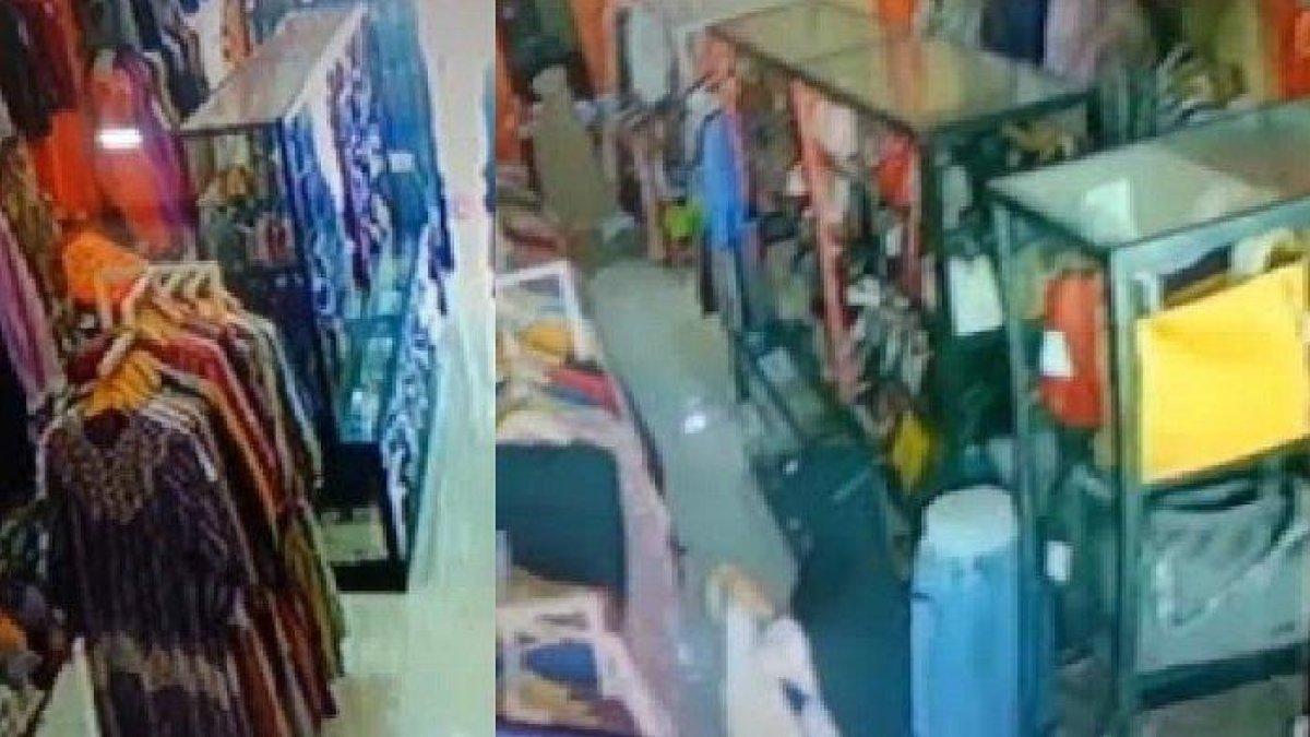 Seorang diduga wanita terekam kamera CCTV