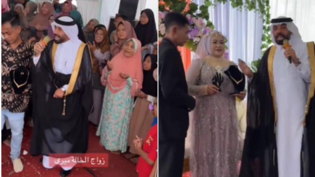 Majikan dari Arab Saudi di pernikahan Indonesia