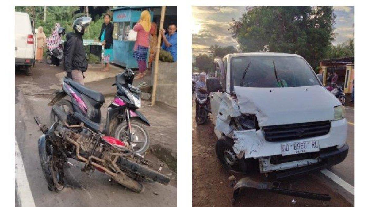Sepeda motor dan mobil APV