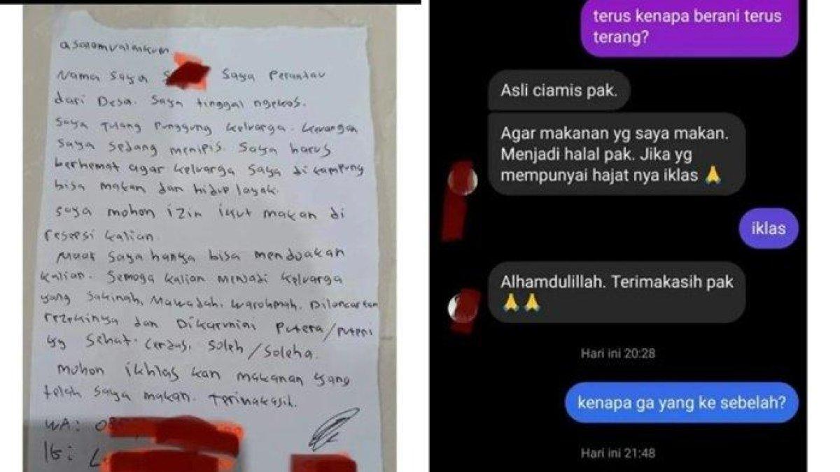 Seseorang nekat datang ke pernikahan
