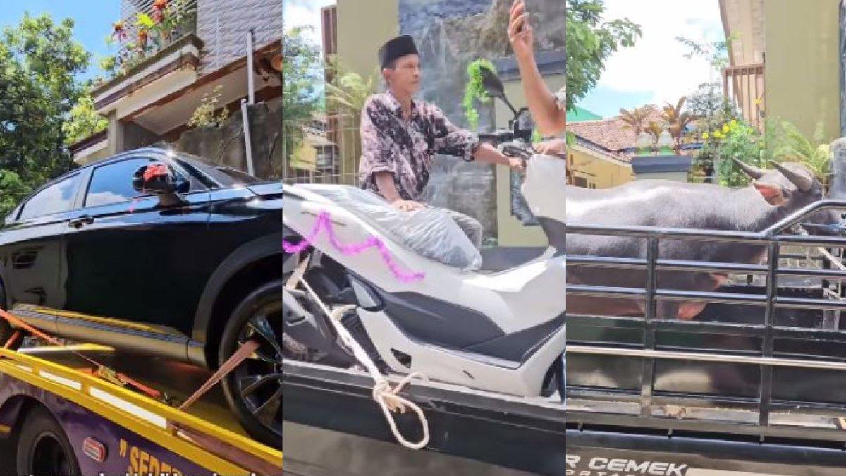 Seserahan mewah lamaran di Pati, Jawa Tengah